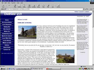 Dunblane com,munity web site.